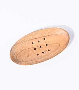SEIFENSCHALE oval Suarholz 14x7xH1,5cm