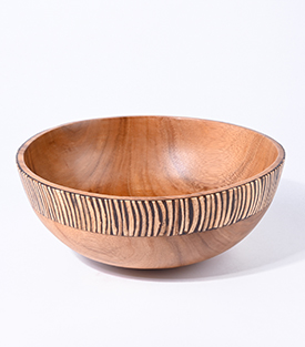 SCHÜSSEL Kokosintarsien Suarholz dm25xH10cm