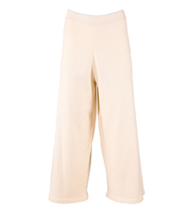 STRICKHOSE weiß Bio-Baumwollstrick GOTS+FT