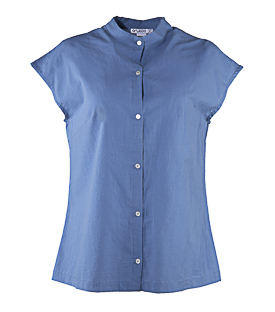 Artikeldetails anzeigen BLUSE ÄRMELLOS aqua Bio-Baumwolle