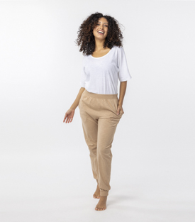 HOSE KAORI sand Baumwolle
