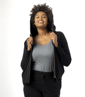 SWEATERJACKE KOLL schwarz Baumwolle
