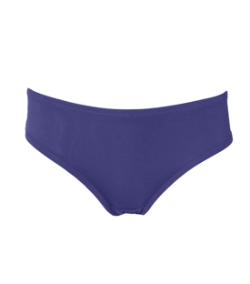 SLIP saphirblau Bio-Baumwollmix GOTS+FT