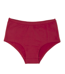 PANTY feuerrot Bio-Baumwollmix GOTS+FT