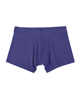 Artikeldetails anzeigen HERREN BOXERSHORT saphirblau Bio-Baumwollmix GOTS+FT