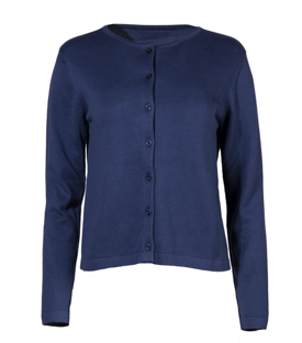 JACKE marineblau Bio-Baumwollstrick GOTS+FT