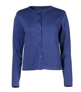 JACKE saphirblau Bio-Baumwollstrick GOTS+FT