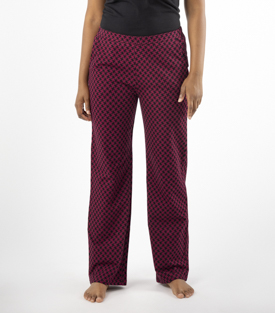 HOSE PALOLEM schwarz-rot 100% Baumwolle