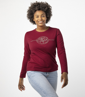 SHIRT BASIC rot 100% Baumwolle