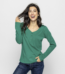 SHIRT PSI grün 100% Baumwolle