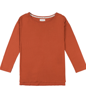 SHIRT WUJI orange 100% Baumwolle