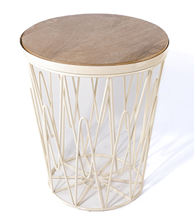 BEISTELLTISCH creme dm31xH37cm