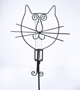 REGENMESSER Katze Eisen 22xH112cm