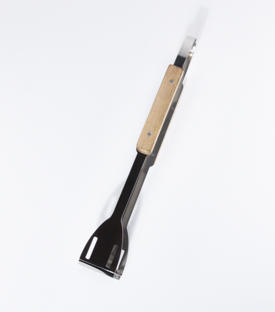GRILLZANGE Stahl Holzgriff L42cm
