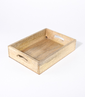 TABLETT Griffe Mangoholz 32x45xH7cm