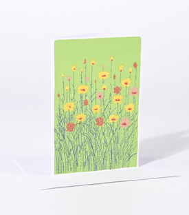 GRUSSKARTE Blumenwiese  10x15cm