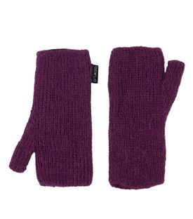 PULSWÄRMER aubergine 100% Alpaka