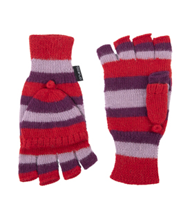 KLAPPENHANDSCHUHE Rottöne 100% Alpaka