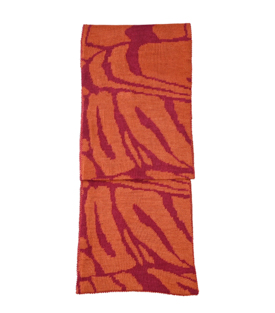 SCHAL ZEBRA Rottöne  100% Alpaka