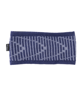 STIRNBAND Blautöne  100% Alpaka
