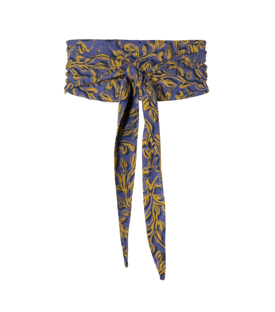 Artikeldetails anzeigen GÜRTEL blau-gelb gem Tencel-Mix