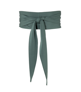 GÜRTEL opalgrün Tencel-Mix