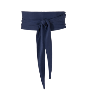 GÜRTEL marineblau Tencel-Mix