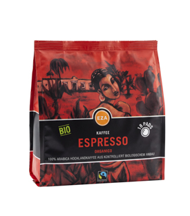 ORGANICO/ESPRESSO Pad125g kbA 18 Einzelportionen à ca 7 g