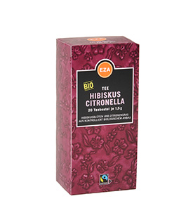 CARCADE CITRONELLA 20x1,5g kbA FLO Hibiskustee Beutel Zitr.gras