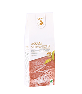 Bio Assam  Schwarztee, 100g Ersatz für 86090, GEPA Design