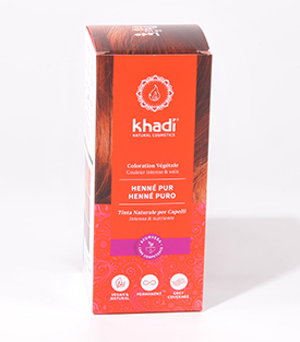 Artikeldetails anzeigen HENNA Khadi Reines Henna rot 100g kein Fairtrade Produkt