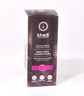 Artikeldetails anzeigen HENNA Khadi dunkelbraun 100g kein Fairtrade Produkt