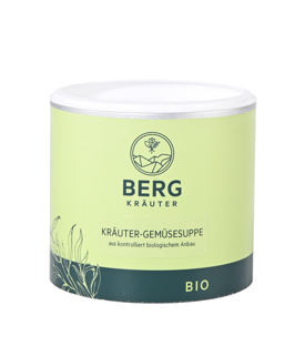 KRÄUTER-GEMÜSE SUPPE 250g kbA Suppenwürze von Bergkräuter
