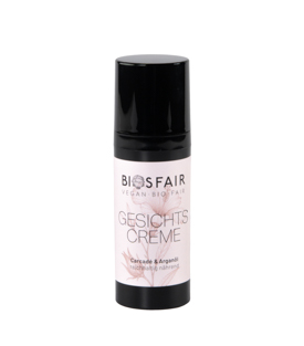 Artikeldetails anzeigen BIOSFAIR Gesichtscreme, reichh. Carcadé & Arganöl, 50ml