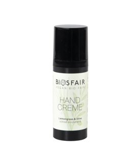 BIOSFAIR Handcreme Lemongrass & Olive, 50ml