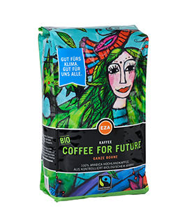 COFFEE FOR FUTURE Bohne 1kg kbA KLIMAKAFFEE