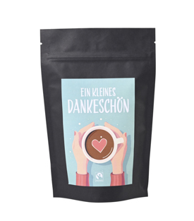 KLEINES DANKESCHÖN 250g kbA schwarzer Beutel Mottokaffee
