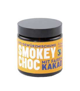 SMOKEY CHOC 50g kbA Gewürzmischung mit Kakao, im Glas