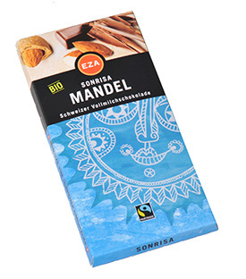 Artikeldetails anzeigen BIO SONRISA Schokolade VM Mandel 80g