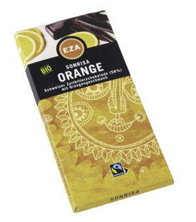 Artikeldetails anzeigen BIO SONRISA Schokolade ZB 58% Orange 80g
