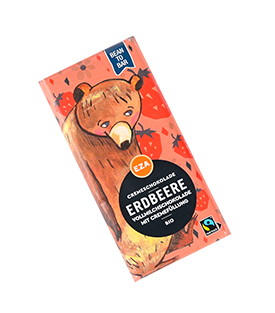 CREMESCHOKOLADE Erdbeer 100g kbA 