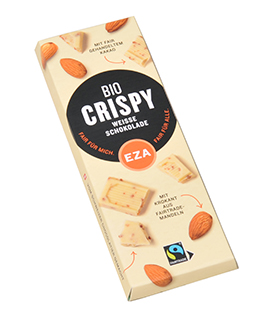 COMPANERA Crispy 50g kbA Weiße Schokolade