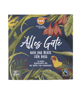 BIO MASCAO Box Alles Gute Vegan 200g Noir 85% & Granatapfel 60%