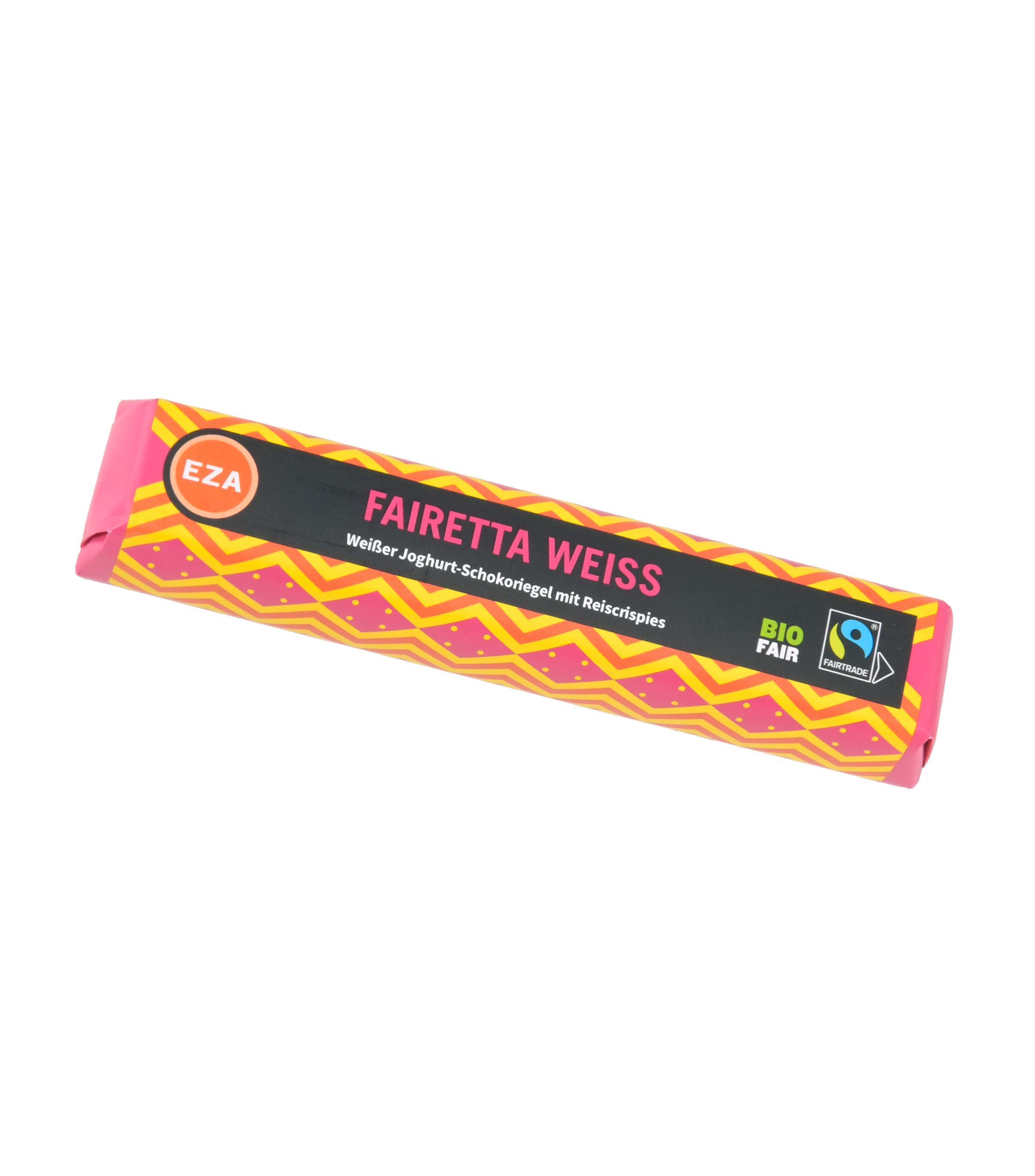 BIO FAIRETTA Schokoriegel Crisp Weiß 45g 