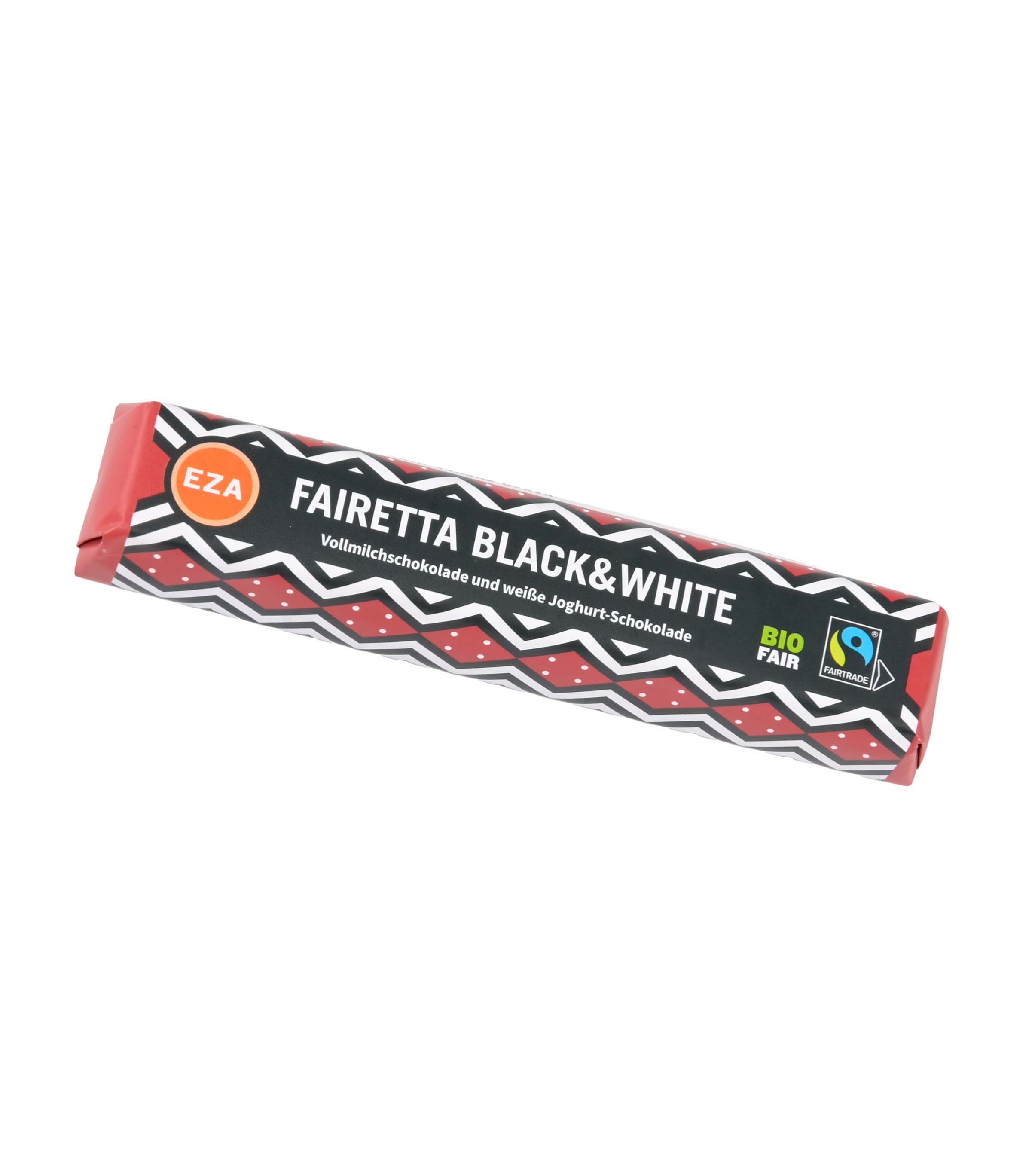 Artikeldetails anzeigen BIO FAIRETTA Schokoriegel black&white 45g