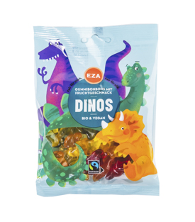 BIO Fruchtgummi DINOS vegan 100g kbA AKTIONSARTIKEL