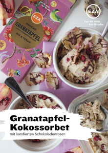 REZEPT Granatapfel-Kokossorbet 