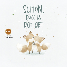 BANDEROLE Schön, dass es dich gibt II 2025, 130x130mm